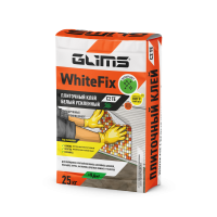 Плиточный клей GLIMS®WhiteFix для натурального и искусственного камня на основе белого цемента